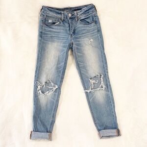 American Eagle Outfitters Light Blue Tomgirl Jeans Size 00